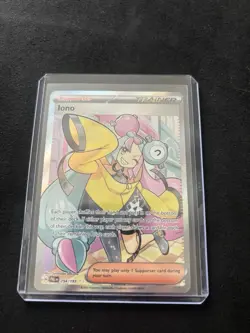 Pokemon Iono 254/193 Sv02: Paldea Evolved Ultra Rare Trainer Full Art Holo - Image 1
