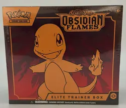 Pokemon TCG Scarlet Violet Obsidian Flames ETB Elite Trainer Box Sealed - Image 1