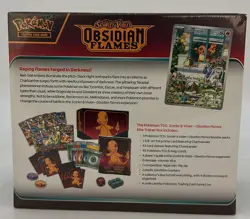 Pokemon TCG Scarlet Violet Obsidian Flames ETB Elite Trainer Box Sealed - Image 2