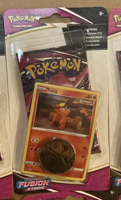 16x Pokemon Fusion Strike Checklane Blister Packs Factory Sealed Slight Damage - Image 2
