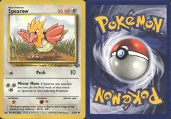 SPEAROW 62/64 COMMON JUNGLE POKEMON UNLIMITED MP - Image 1
