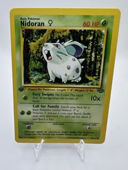 Nidoran 56/64 1st Edition - Jungle Set - Vintage 1999 - Pokemon TCG - Image 1