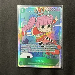 One Piece Card Perona OP12-034 Legacy of the Master SR - Image 1