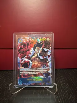 Monkey D. Luffy (Alt Art) OP11-118 SEC A Fist of Divine Speed One Piece TCG Eng. - Image 1