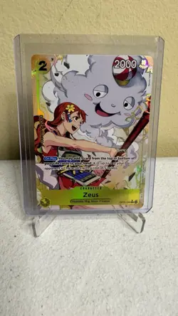 One Piece CCG Zeus (and Nami) Op11-106 Alt Art NM - Image 1