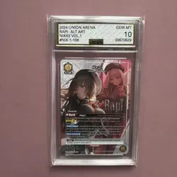 Rapi (106) SR* Alt Art Yellow Goddess Of Victory Nikke Union Arena TCG - Image 1