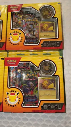 Pokemon TCG Day 2026 Collection Box Pikachu Promo Card Lot of 4 - Image 3
