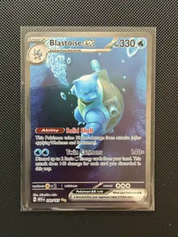 Blastoise EX 200 Scarlet & Violet 151 Special Illustration Rare Pokemon Card NM - Image 1