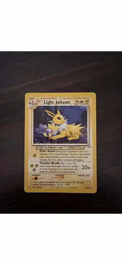 Pokemon Neo Destiny Rapidash & Light Jolteon Stage 1 Cards Lot 2002 English - Image 3