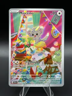Cinccino 183/162, Minccino 182/162 Temporal Forces Connecting Art Card Lot NM-LP - Image 2