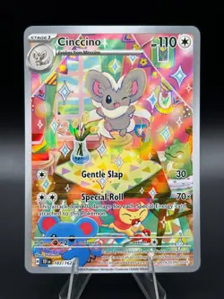 Cinccino 183/162, Minccino 182/162 Temporal Forces Connecting Art Card Lot NM-LP - Image 4