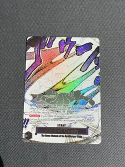 Bandai One Piece Ground Death OP14-096 Event The Seven Warlords Holo Card - Image 1