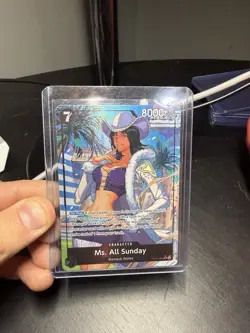 Bandai One Piece CCG Ms. All Sunday Character Card OP14-084 8000 Power - Image 1