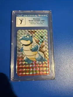 Pokemon card Pocket Monsters Blastoise No.009 Bandai Carddass RED 1996 Japanese - Image 1