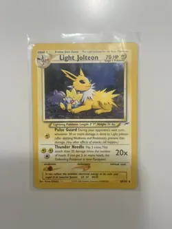Light Jolteon 48/105 Neo Destiny Uncommon Pokemon Card - Image 1