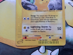 Raichu H25/H32 Skyridge Holo Rare Pokemon Card - Image 4