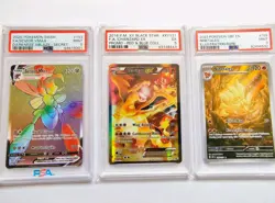 Pokemon PSA Card Lot Charizard Scizor And Ninetails Promo - Image 1