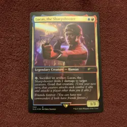 Lucas, The Sharpshooter Secret Lair Drop Foil 344 NM+ Unplayed MTG Magic Card - Image 1