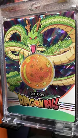 RARE!!! Shenron Dragon ball #4 wafer card. 2025 phantom QR-004 - Image 1