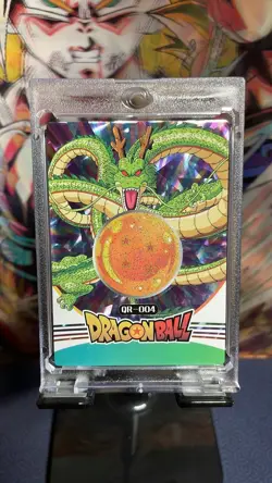 RARE!!! Shenron Dragon ball #4 wafer card. 2025 phantom QR-004 - Image 2