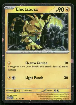 Electabuzz - (Cosmos Holo) Promo Miscellaneous Cards & Products 125/165 NM - Image 1
