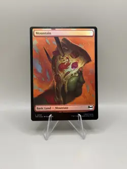 Foil TMNT Full Art Mountain Pizza Land NM Magic the Gathering Mtg - Image 1