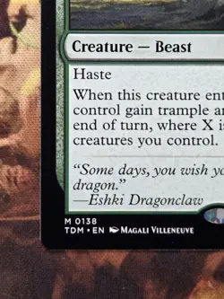 Craterhoof Behemoth | Tarkir: Dragonstorm TDM| Mythic 0138 | NM MTG - Image 2