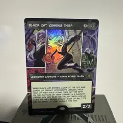Black Cat, Cunning Thief (Borderless) Marvel's Spider-Man Foil - Image 1