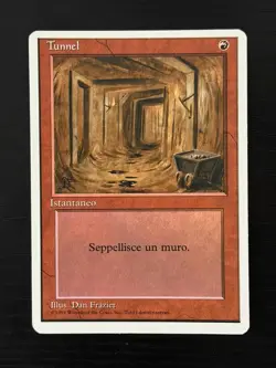 Magic MTG Italian Revised Tunnel Artist Proof Near Mint - Only 50 Exist! - Image 1