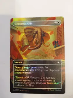 Generous Gift (Borderless) Commander Masters Foil - Image 1