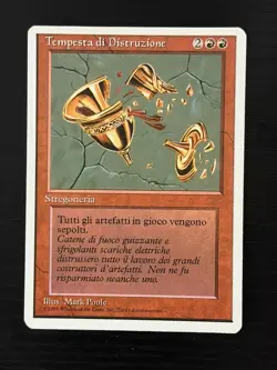 Magic MTG Italian Revised Shatterstorm Artist Proof Near Mint - Only 50 Exist! - Image 1