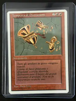 Magic MTG Italian Revised Shatterstorm Artist Proof Near Mint - Only 50 Exist! - Image 3