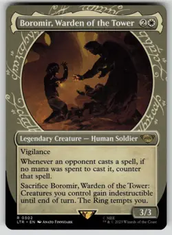 Boromir, Warden of the Tower (Showcase) Normal R The Lord of the Rings 302 NM - Image 1