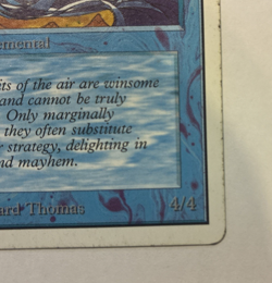 Air Elemental - MP - Magic the Gathering Unlimited Edition 1993 WotC Uncommon - Image 3