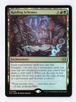 Raiding Schemes (Foil) 0239 (R) MTG Lorwyn Eclipsed (ECL) - Image 1
