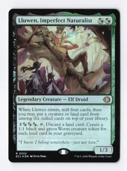 Lluwen, Imperfect Naturalist (Foil) 0232 (R) MTG Lorwyn Eclipsed (ECL) - Image 1
