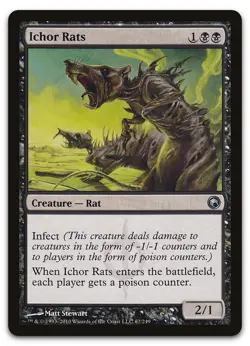 Ichor Rats #67 (LP) Scars of Mirrodin SOM Magic MTG - Image 1