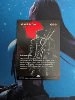 All Will Be One (Borderless) #8 (NM) Regular PZA Magic MTG - Image 1