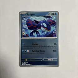 Kyogre 034/132 Reverse Holo RARE - Pokemon TCG LP card - Image 1