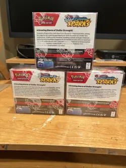 3x Pokemon TCG Surging Sparks Booster Box 36-Card with Case - Image 3