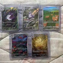 Pokemon TCG Japanese Art Rare/AR Lot of 5 Original 151 Pokemon - Mint - Image 1