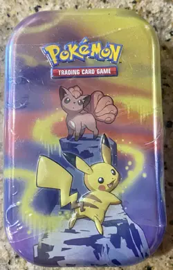 Pokemon TCG: Kanto Power Pikachu And Vulpix Mini Tin, New/Sealed - Image 1