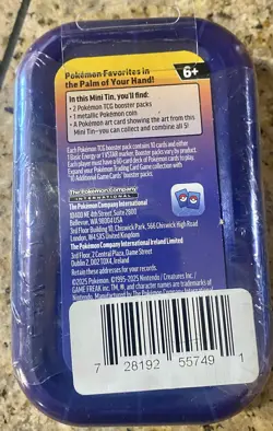 Pokemon TCG: Kanto Power Pikachu And Vulpix Mini Tin, New/Sealed - Image 2