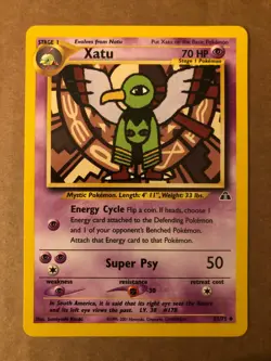 Pokemon Xatu 52/75 Neo Discovery NM-Mint See Pictures - Image 1