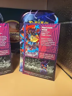 Empty Pokemon Mega Heroes Mini Tin [Mega Lucario] & [Mega Latias] - Lot Of 2 - Image 5