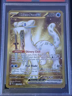 2023 Pokemon TCG: Paldea Evolved #274 Chien-Pao EX Hyper Rare PSA 10 GEM MINT - Image 2
