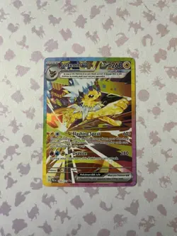 Jolteon ex 153/131 Prismatic Evolutions SIR Special Illustration Rare Pokemon - Image 1