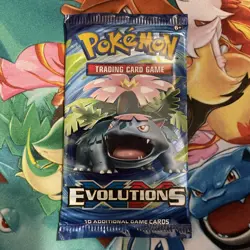 Pokemon XY Evolutions Booster Pack Sealed Venusaur Art Unweighed - Image 1