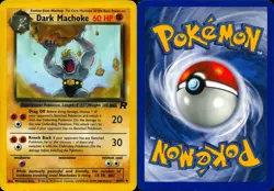 DARK MACHOKE 40/82 UNCOMMON TEAM ROCKET POKEMON HP - Image 3
