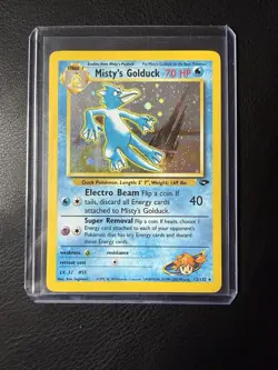 2000 Pokemon - Misty's Golduck #12/132 - Gym Challenge Unlimited - Holo - LP - Image 2